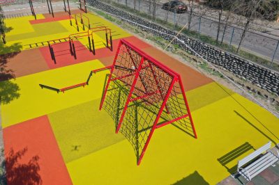 Foto 7: El primer circuito de calistenia en la región de O'higgins