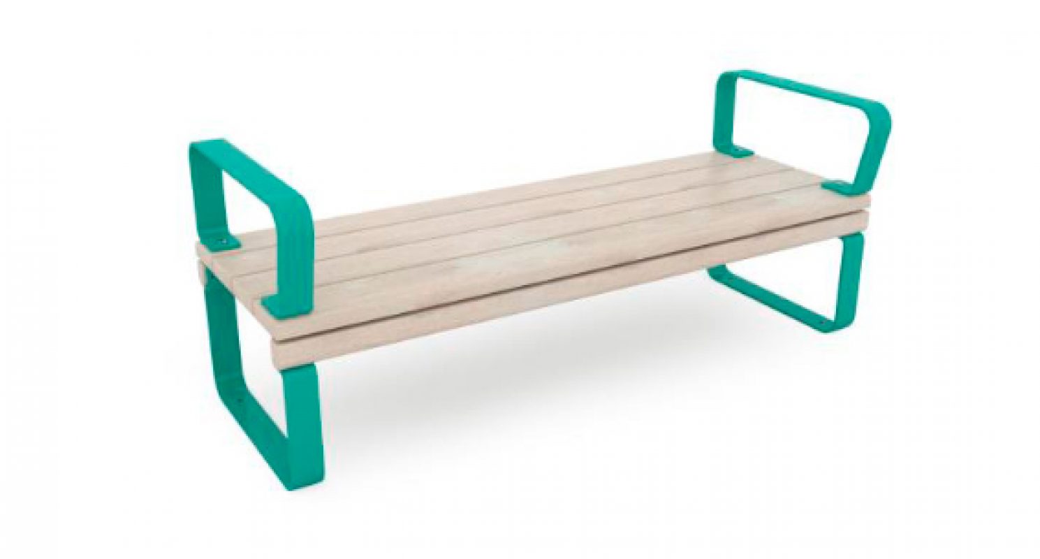 Rosenlund Bench with Armrests