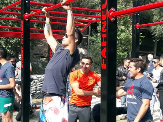 Gimnasio al aire libre en Parque Metropolitano